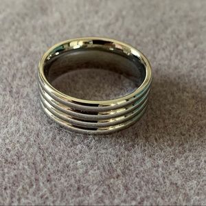Stainless Steel 8mm grooved Ring